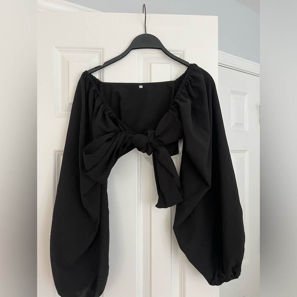 Tie bra top from Pretty Little Thing